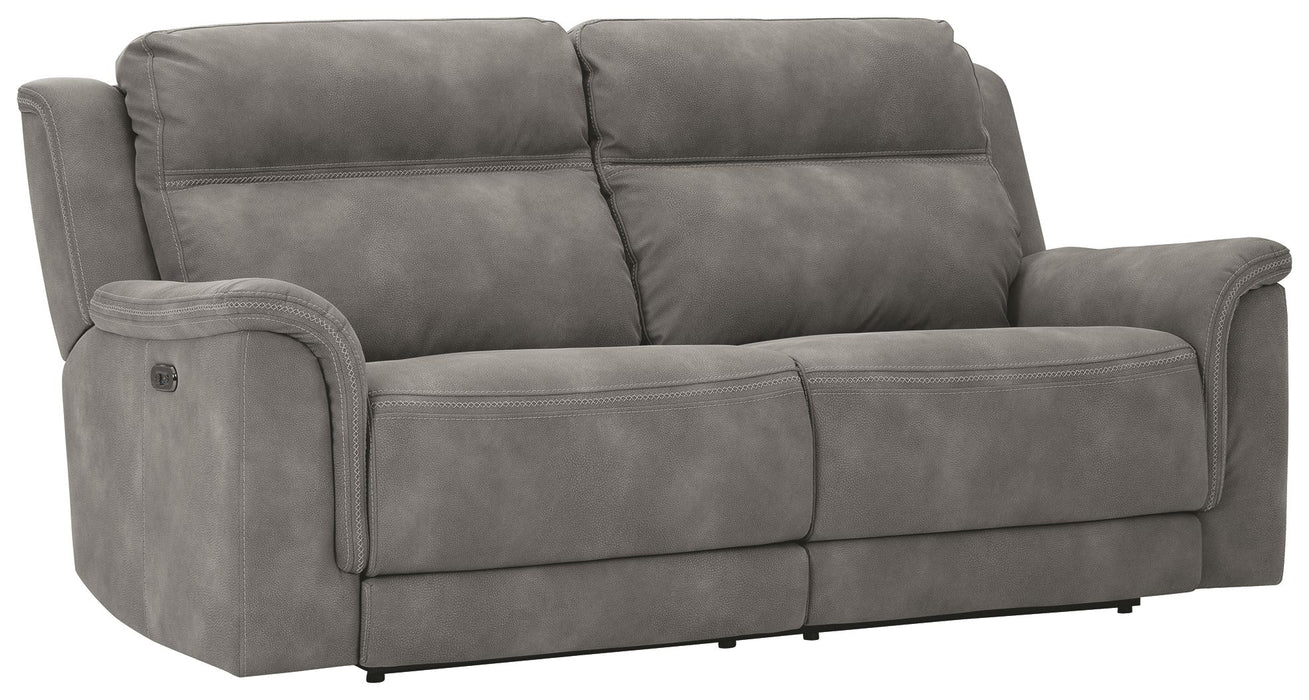 Next-gen Durapella - Slate - 2 Seat Pwr Rec Sofa Adj Hdrest