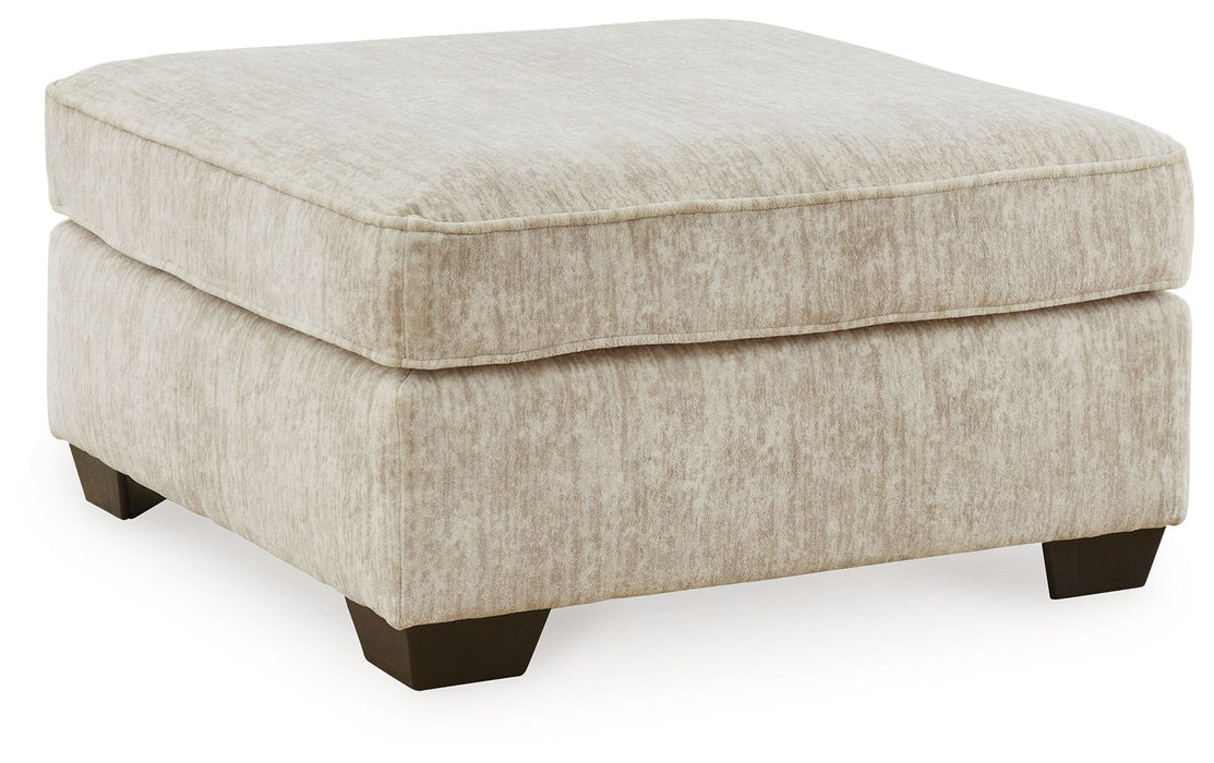 Lonoke - Parchment - Oversized Accent Ottoman