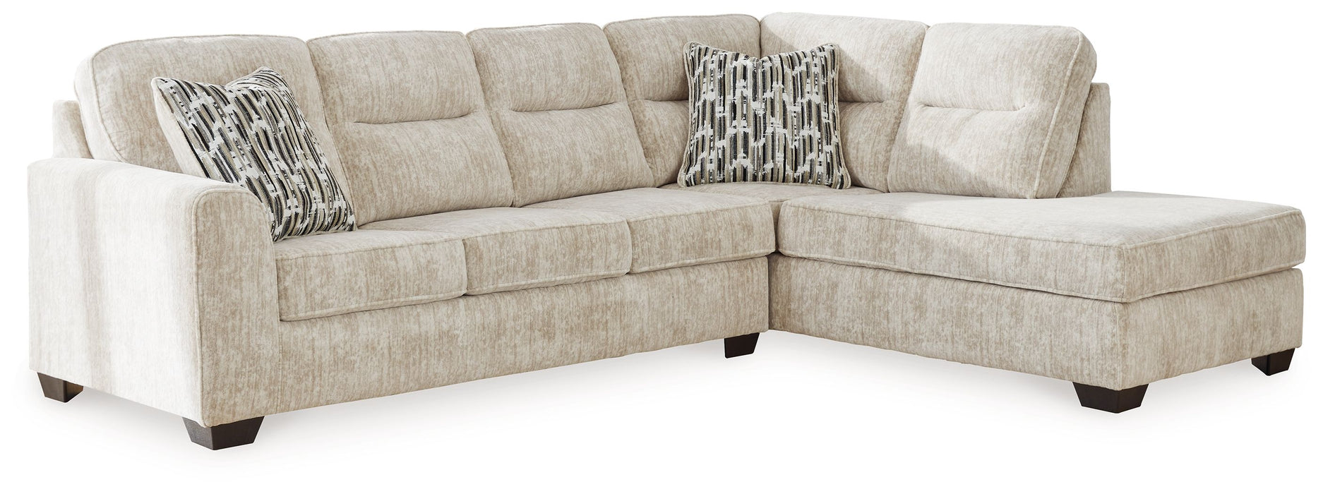 Lonoke - Parchment - 2-Piece Sectional With Raf Corner Chaise