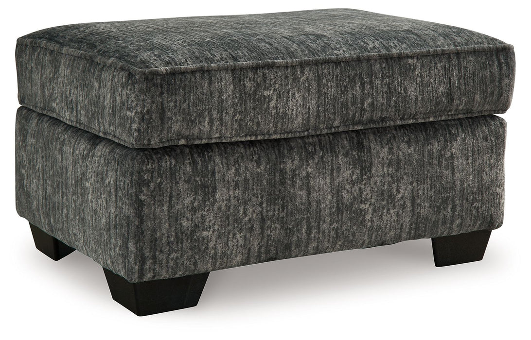 Lonoke - Gunmetal - Ottoman