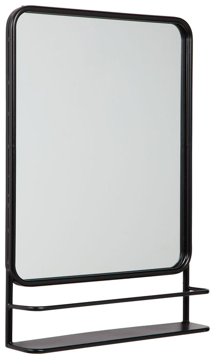 Ebba - Black - Accent Mirror - Vertical