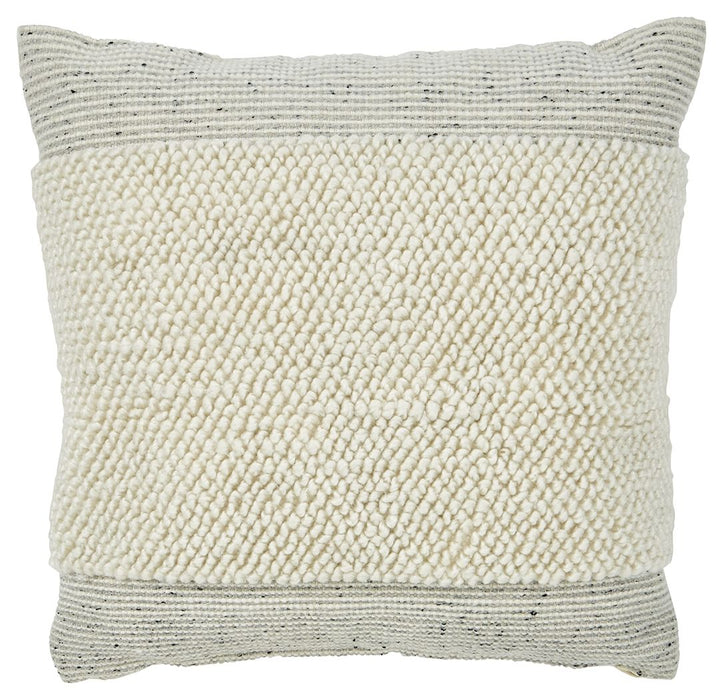 Rowcher - Gray / White - Pillow (Set of 4)