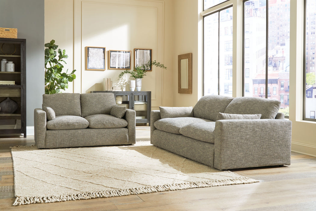 Dramatic - Granite - 2 Pc. - Sofa, Loveseat