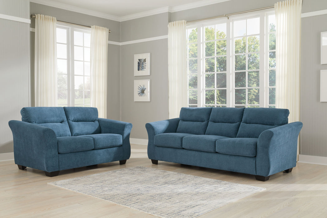 Miravel - Indigo - 2 Pc. - Sofa, Loveseat