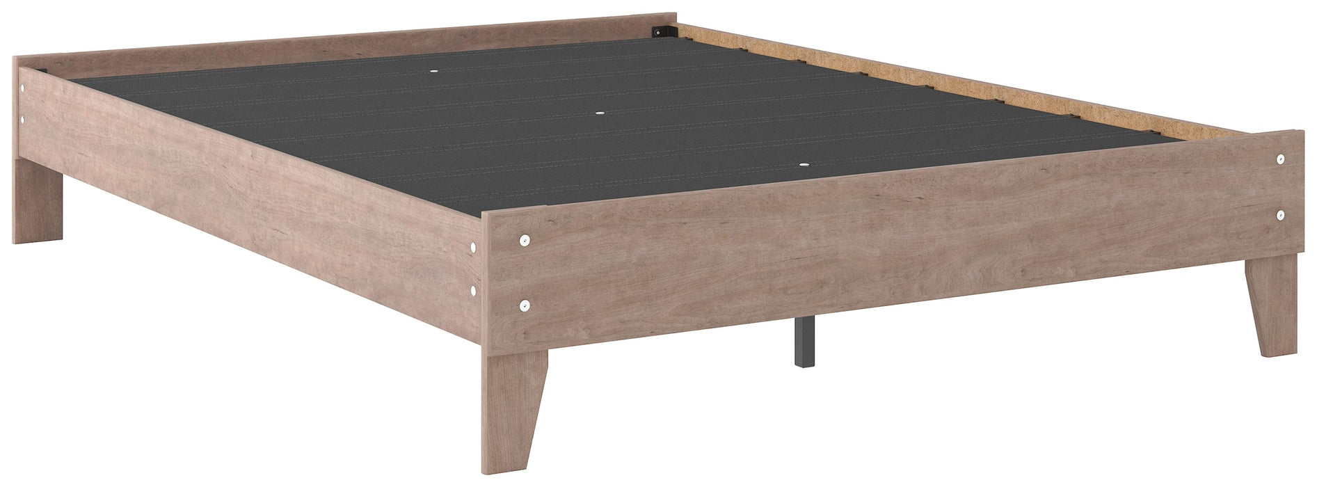 Flannia - Gray - Queen Platform Bed