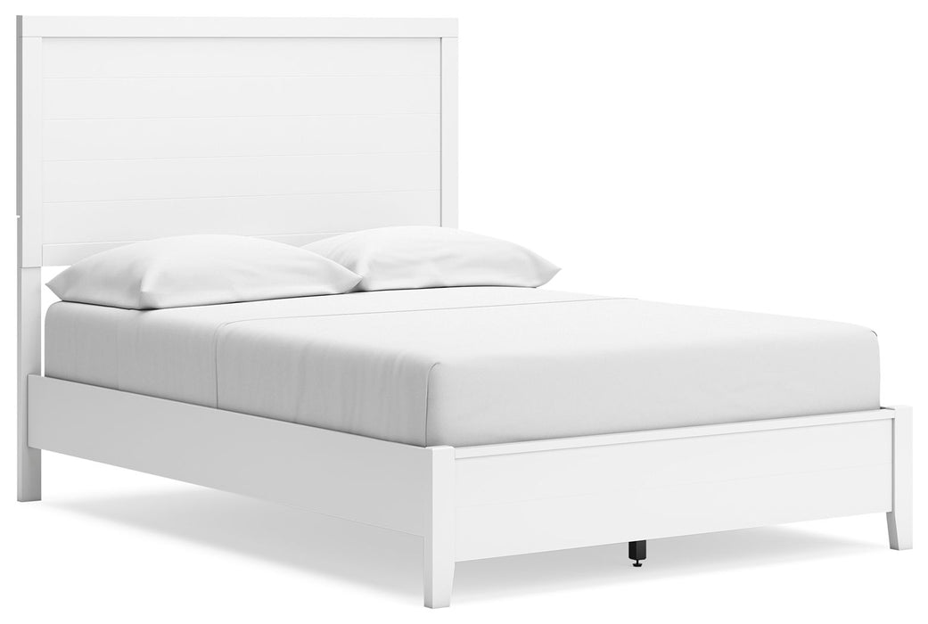 Binterglen - White - Full Panel Bed