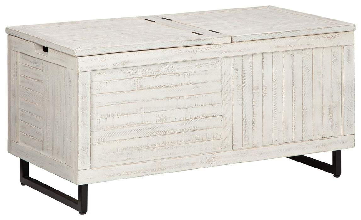 Coltport - Distressed White - Storage Trunk