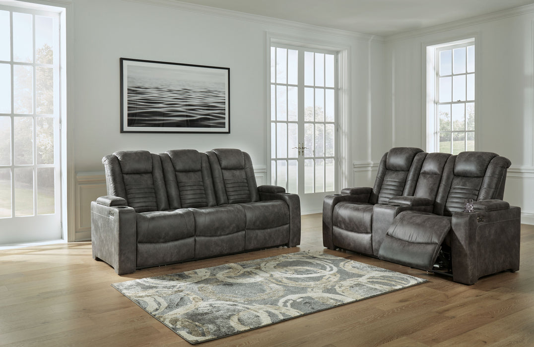 Soundcheck - Storm - 2 Pc. - Power Reclining Sofa, Loveseat