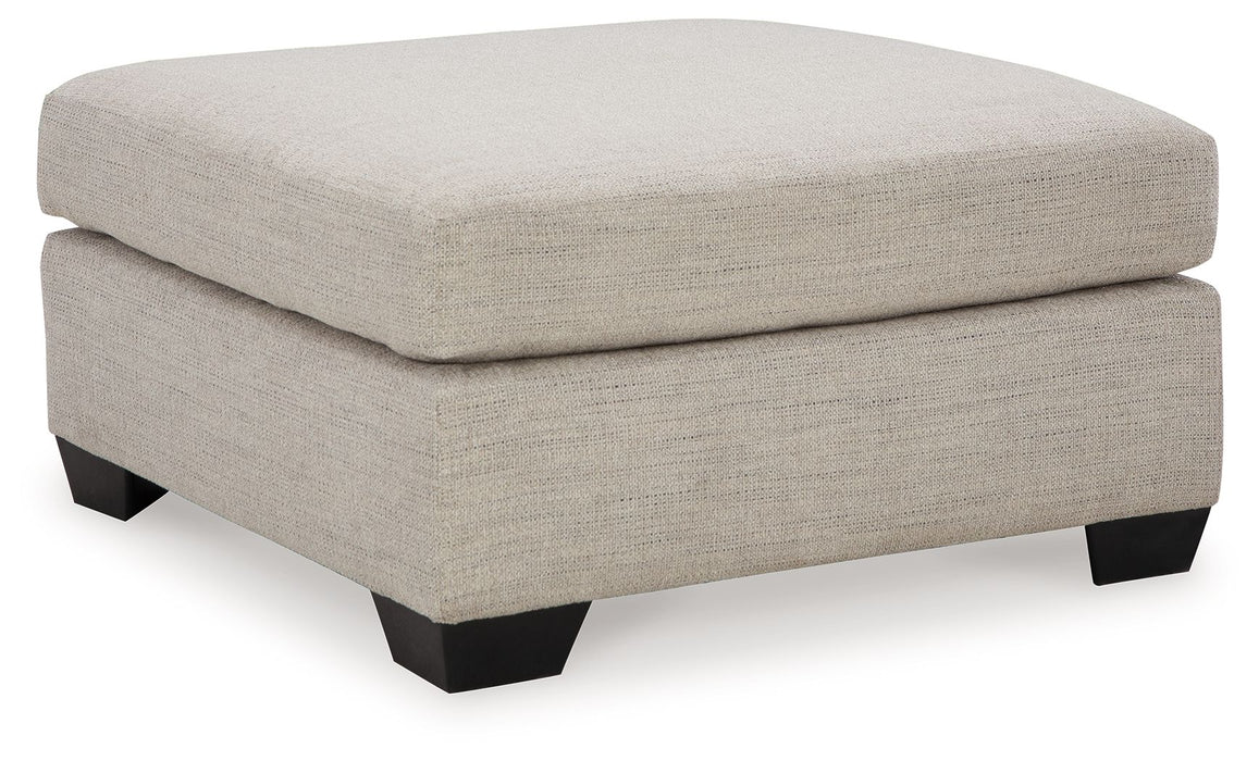 Mahoney - Pebble - Oversized Accent Ottoman