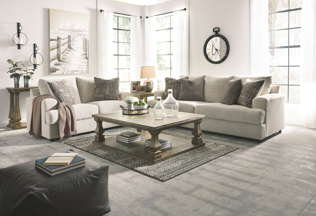 Soletren - Stone - 2 Pc. - Sofa, Loveseat