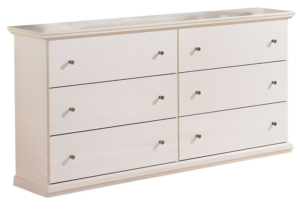 Bostwick - White - Six Drawer Dresser